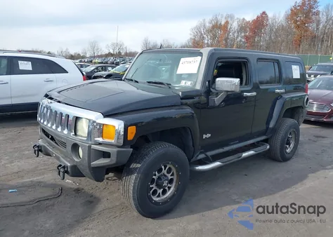 2007 Hummer H3 Suv z USA, uszkodzony, nr VIN 5GTDN13E078172405